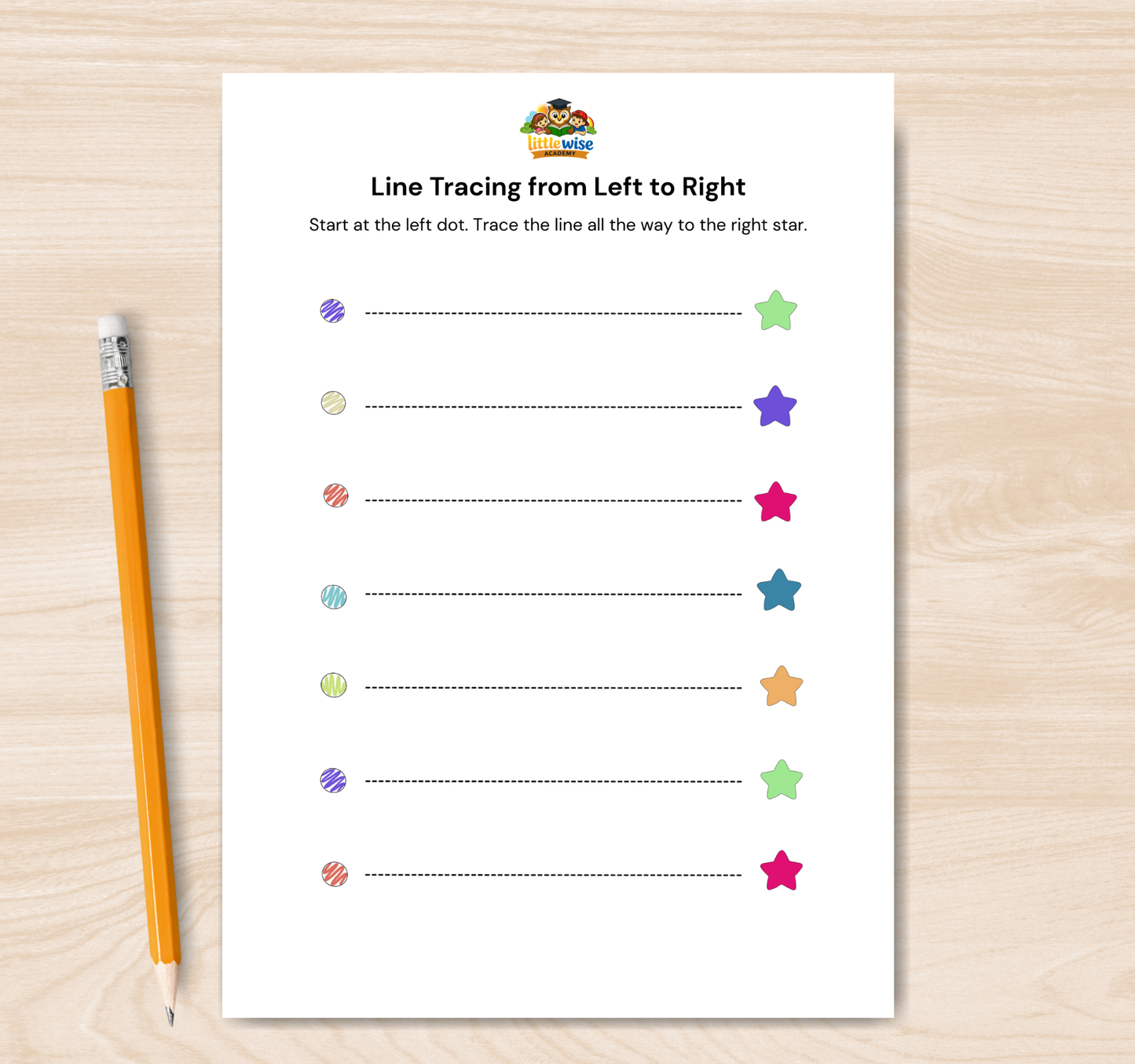 Line Tracing Worksheets