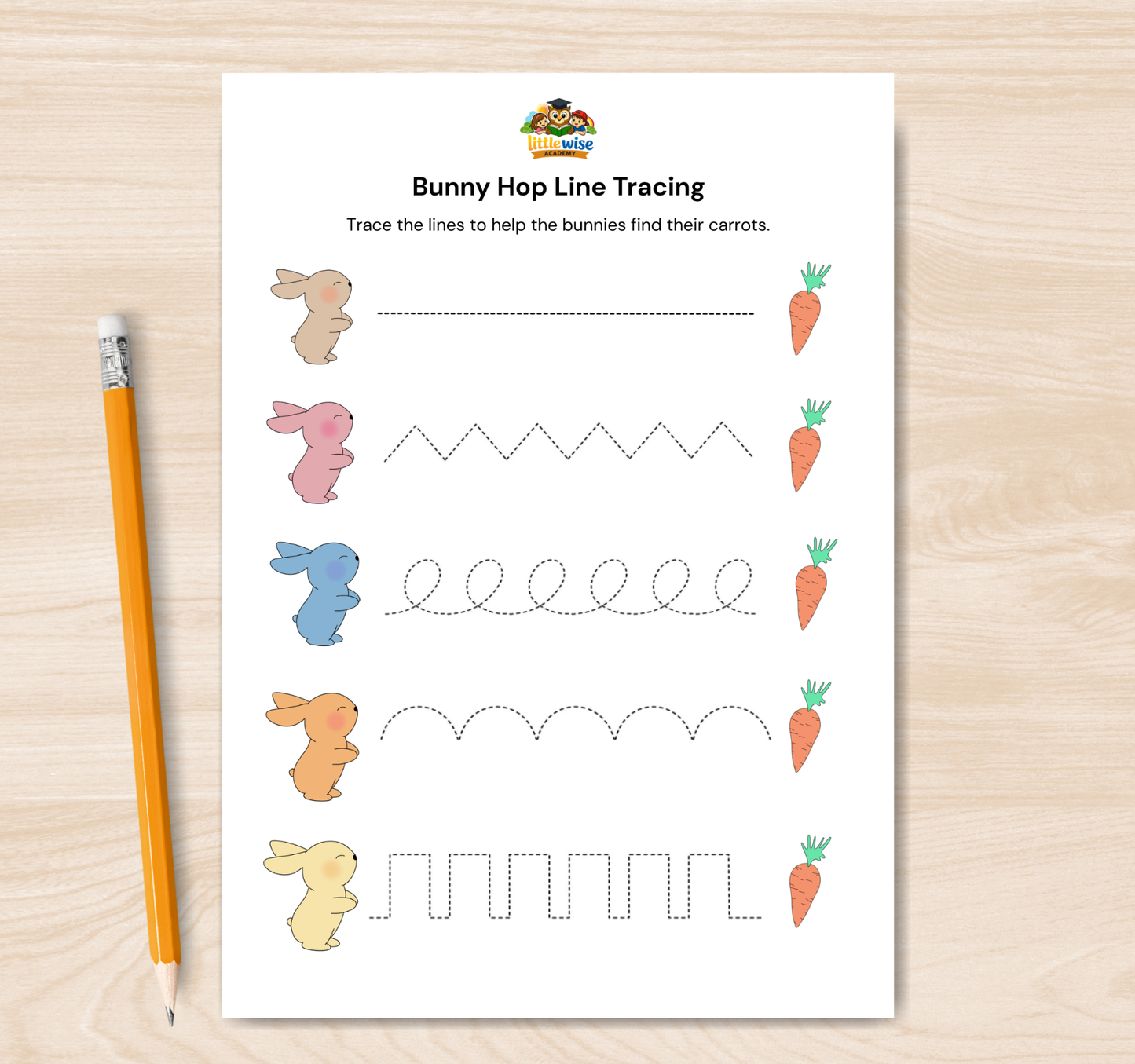 Line Tracing Worksheets