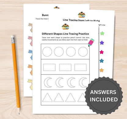 Line Tracing Worksheets