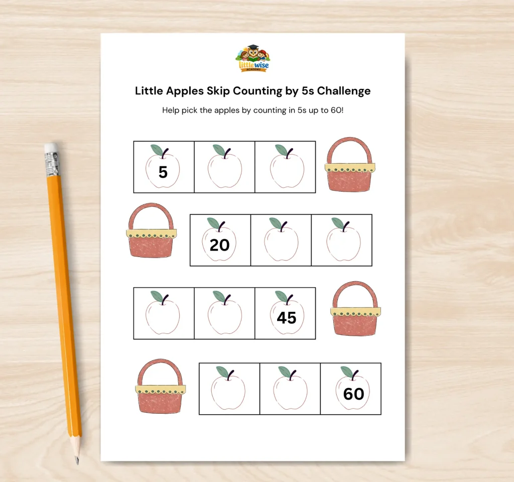 Little Apples Counting by 5s