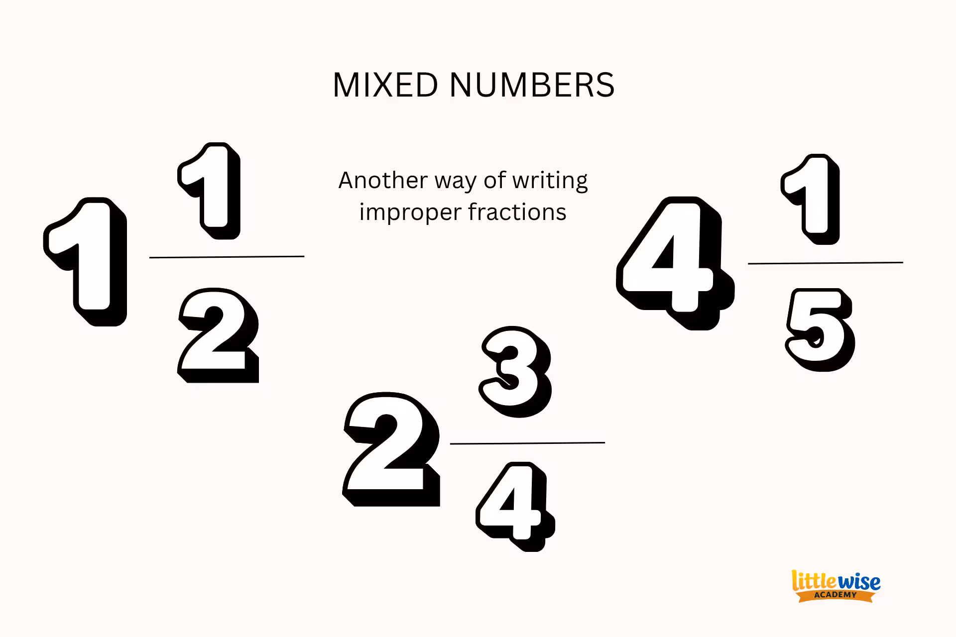 mixed numbers
