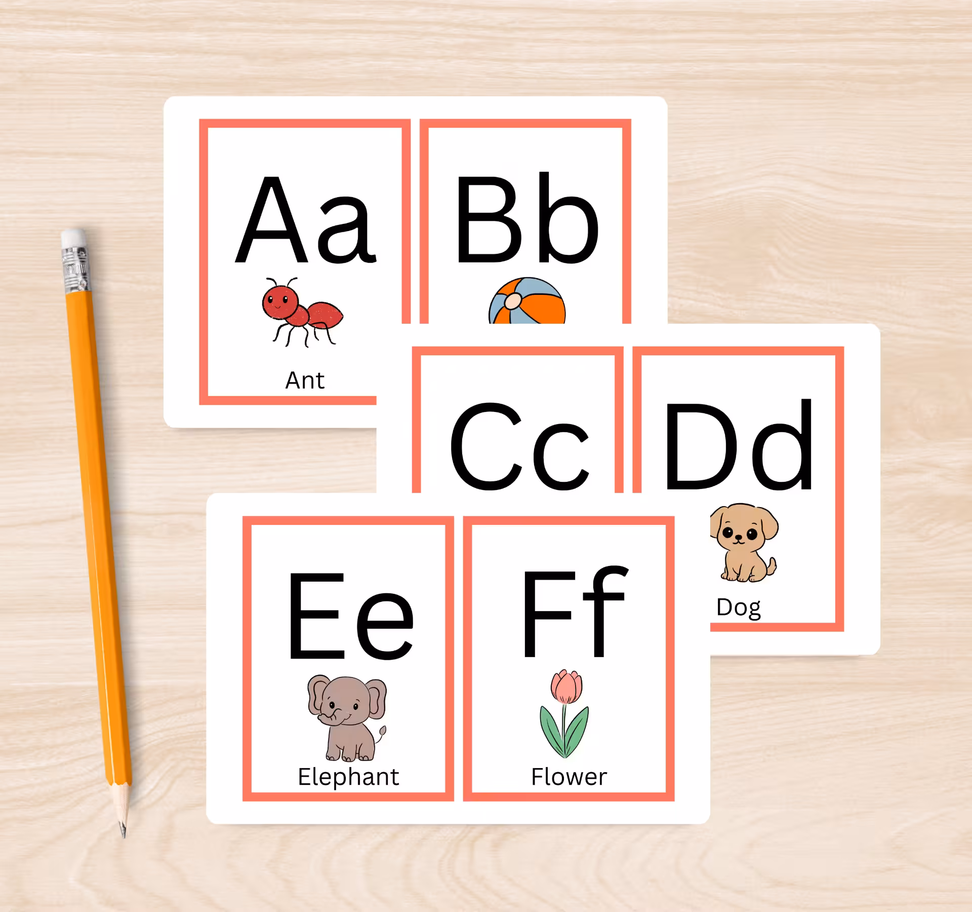 alphabet flashcards